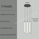 GobekUsa LED Staircase Chandelier for Home Hotel Hall Lighting