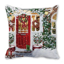 GobekUsa Christmas Short Plush Pillowcase 45x45cm Home Decor