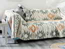 GobekUsa Boho Cotton Sofa Throw Blanket