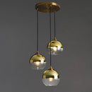 GobekUsa Industrial Glass Pendant Light for Dining Table, Kitchen, Bar, Office - E27