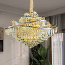 GobekUsa Crystal Chandelier LED Lighting for Luxury Living Room, Bedroom, Dining Room