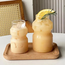 GobekUsa Borosilicate Glass Cups for Milk, Juice, Tea, Coffee - Heat-resistant & Stylish