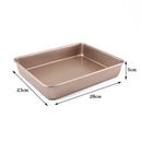 GobekUsa Carbon Steel Cake Baking Tray Non-Stick Bread Mold Bakeware