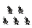 GobekUsa 3 Inch Rotatable Heavy Duty Soft Safety Office Chair Caster Roller