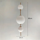 GobekUsa Glass Ball LED Pendant Light for Modern Restaurant, Cafe, Bedroom & Kitchen