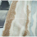 GobekUsa Galaxy Inspired Jupiter Nebula Square Cushion Covers in Coffee Blue Gradient