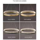 GobekUsa Black/Gold LED Pendant Lights | Modern Design for Home Lighting Decoration