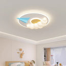 GobekUsa Cloud Airplane Chandelier Kids Bedroom Ceiling Light Fixtures