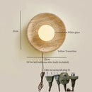 GobekUsa Black Travertine LED Wall Lights Modern Home Decoration Bedside Lamps