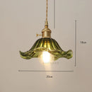 GobekUsa Glass Industrial Pendant Light: Loft Style Fixture with Copper Socket for Home Decor