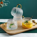 GobekUsa Borosilicate Glass Water Cup with Handle - Heat Insulation Lemon Tea & Juice Cup