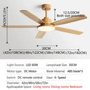 GobekUsa Living Bedroom Ceiling Fan With Light, Remote Control, 48-60 Inch, LED, DC, 220V