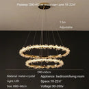 GobekUsa Crystal Pendant Chandelier Modern Luxury Interior Decoration Lighting