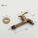 GobekUsa Dragon Carved Antique Bronze Mop Faucet for Bathroom and Garden