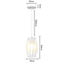 GobekUsa Industrial Metal Ball Pendant Light for Bedroom Kitchen Island