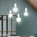 GobekUsa Glass Ball LED Chandelier for Modern Living Spaces