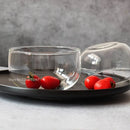 GobekUsa Glass Salad Bowl Set - High Borosilicate, Food Storage, Lunch Bento Box