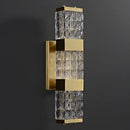 GobekUsa Crystal Rectangle Wall Lamp: Luxury Modern LED Lighting for Living Room, Bedroom, Staircase, TV Decor