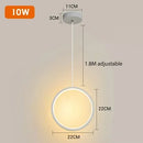 GobekUsa Geometric LED Pendant Lights for Living Room Bedroom Kitchen, Modern Hanging Lamps for Decor