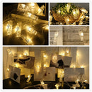 GobekUsa LED Garland Photo Clip String Lights for Party Wedding Decor