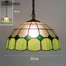 GobekUsa Diamond Square Stained Glass Pendant Light for Home Decor and Lighting