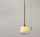 GobekUsa Blue Glass Pendant Light for Bedroom Dinning Living Room