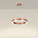 GobekUsa Circular Gold Ring LED Pendant Light for Dining Room and Living Room