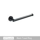 GobekUsa Brushed Gold Bathroom Hardware Set: Towel Bar, Paper Holder, Robe Hook