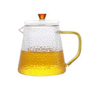 GobekUsa Heat-Resistant Glass Teapot with Pu Erh Infuser for Tea Brewing