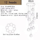 GobekUsa LED Chandelier: Modern Lighting for Living, Dining, and Staircase Areas