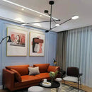 GobekUsa Black Metal LED Pendant Light: Minimalist Living Room Fixture