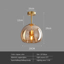 GobekUsa LED Glass Ceiling Chandeliers for Home Indoor Lighting