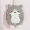 GobekUsa Cute Cat Hand Towel: Thick Quick Dry Kitchen & Bathroom Terry Towel
