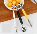 GobekUsa Double-end Kitchen Tool: Mini Ball Digger & Melon Spoon for Cooking and Ice Cream