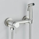 GobekUsa Brass Bidet Faucet Mixer with Square Shower Spray