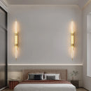 GobekUsa Acrylic Copper Wall Sconce 80/100cm Minimalist Living Room Lights