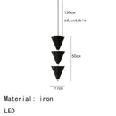 GobekUsa Gold Black Cone LED Pendant Lamp for Stylish Home and Shop Lighting
