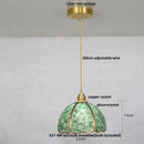 GobekUsa Crystal Glass LED Pendant Lamp: Modern Nordic Style Hanging Light Fixture for Home Decor