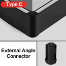 GobekUsa LED Skirting Profile: Hidden Corner Recessed Aluminum Baseboard Light Strip