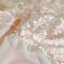 GobekUsa Pink French Princess Bedding Set, Queen Size, Soft & Cozy with Lace Ruffles