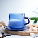 GobekUsa 350ml Glass Coffee Mug Tea Juice Cup Heat Resistant Durable High Borosilicate