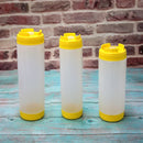 GobekUsa Dual-Head Tomato Squeeze Bottle for Ketchup and Salad Dressing