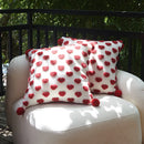 GobekUsa Heart-shaped Embroidered Cushion Cover Set - Nordic Simplicity Decor for Sofa