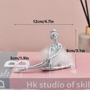 GobekUsa Ballet Girl Resin Figurine - Nordic Luxury Desktop Decoration and Birthday Gift