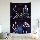 GobekUsa Kpop Black Pink Girl Group Tapestry Banner Concert Decorative Painting