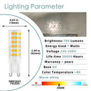 GobekUsa G9 LED Corn Bulb 3W 5W 220V 3000K 6000K Silica Gel SMD2835 Chandelier Light