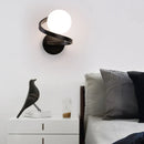 GobekUsa Black Copper LED Wall Lights for Bedroom - Nordic Wall Sconce Decro
