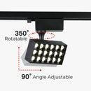 GobekUsa LED Grille Track Light: Super Bright Ceiling Rail Lamp for Clothing Store