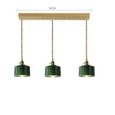 GobekUsa Green Glass LED Pendant Lights for Indoor Lighting in Home, Living Room, Bar & Coffee