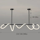 Modern Linear Brushed Stainless Pendant Light